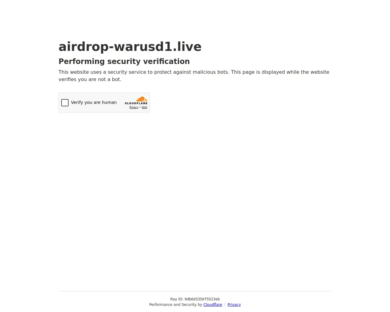 Screenshot of airdrop-warusd1.live