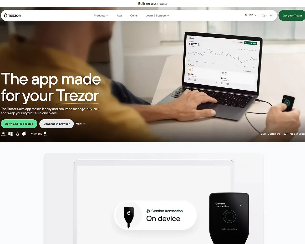 Screenshot of homepage-trexorbrige.wixstudio.com