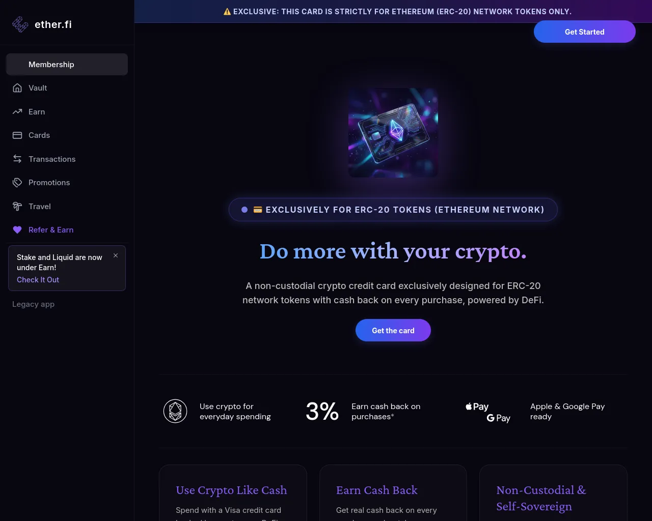 Screenshot of selcuredetherium.live