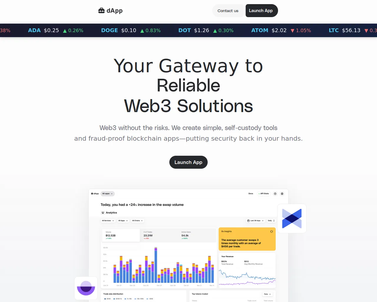 Screenshot of dapp-launchpad-app.vercel.app