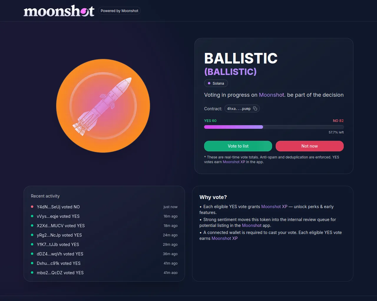 Screenshot of feature-moonshot.xyz