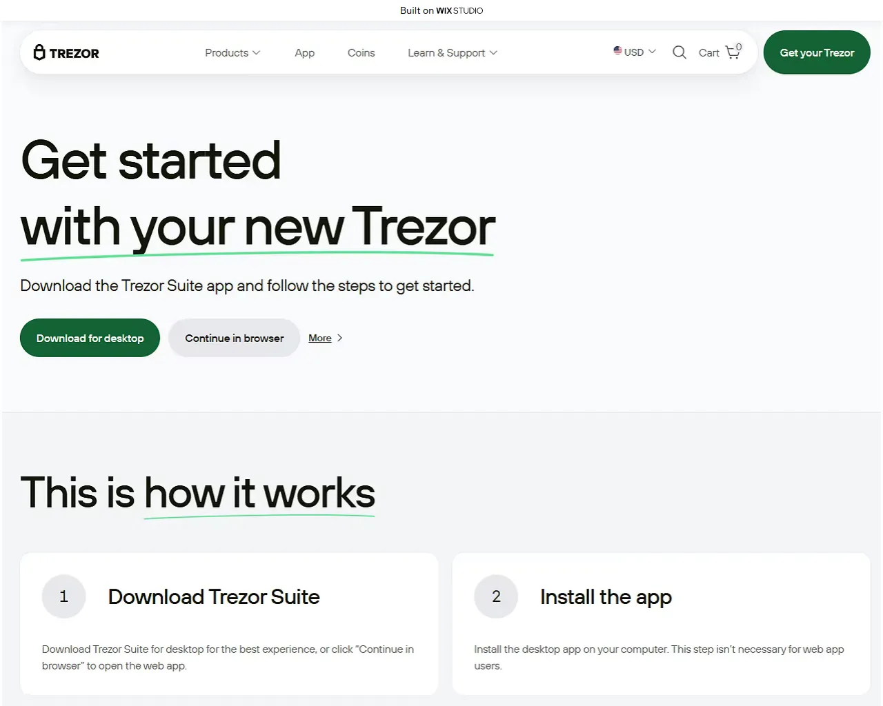Screenshot of learn-trexor.wixstudio.com