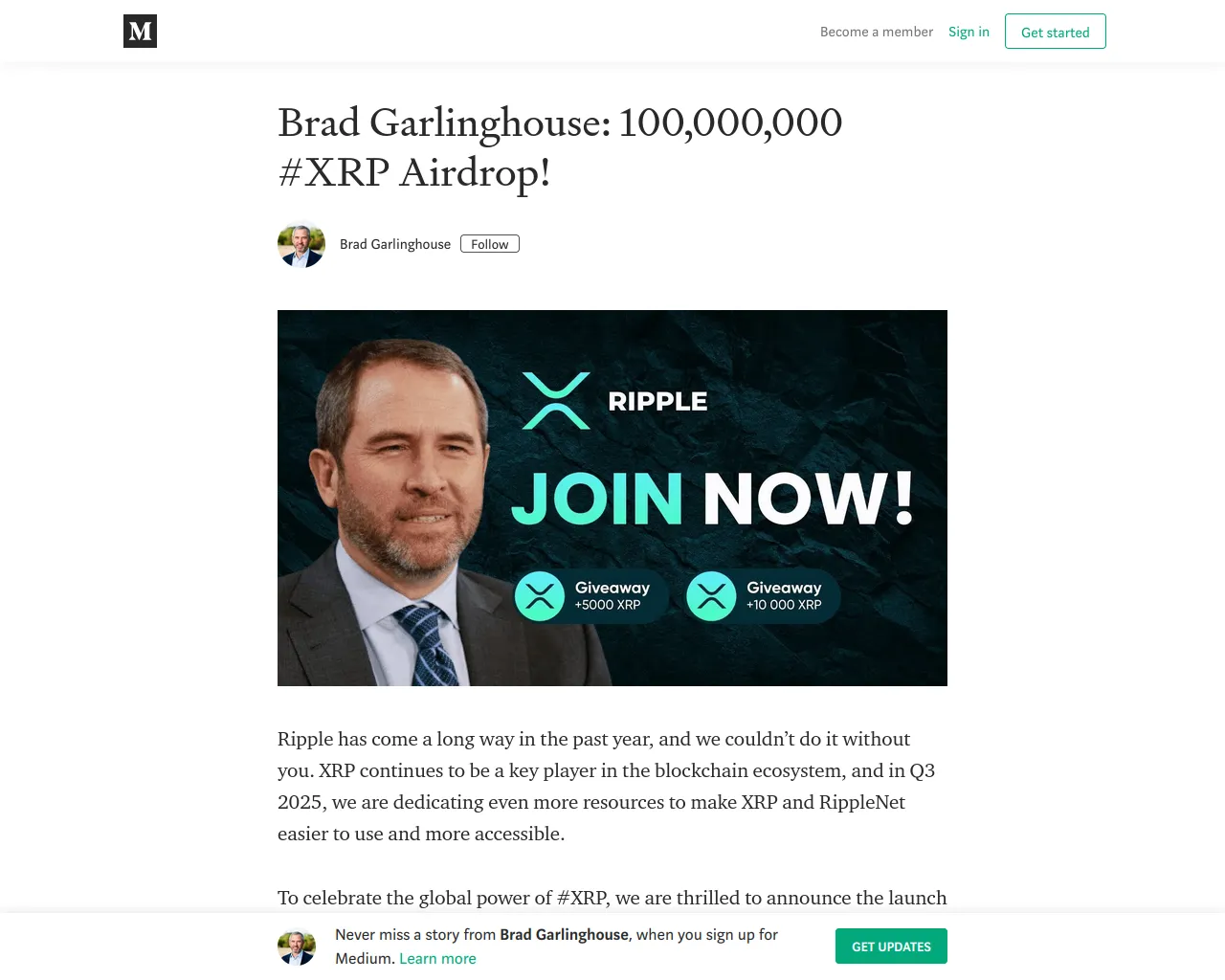 Screenshot of great-airdrop-xrp.com