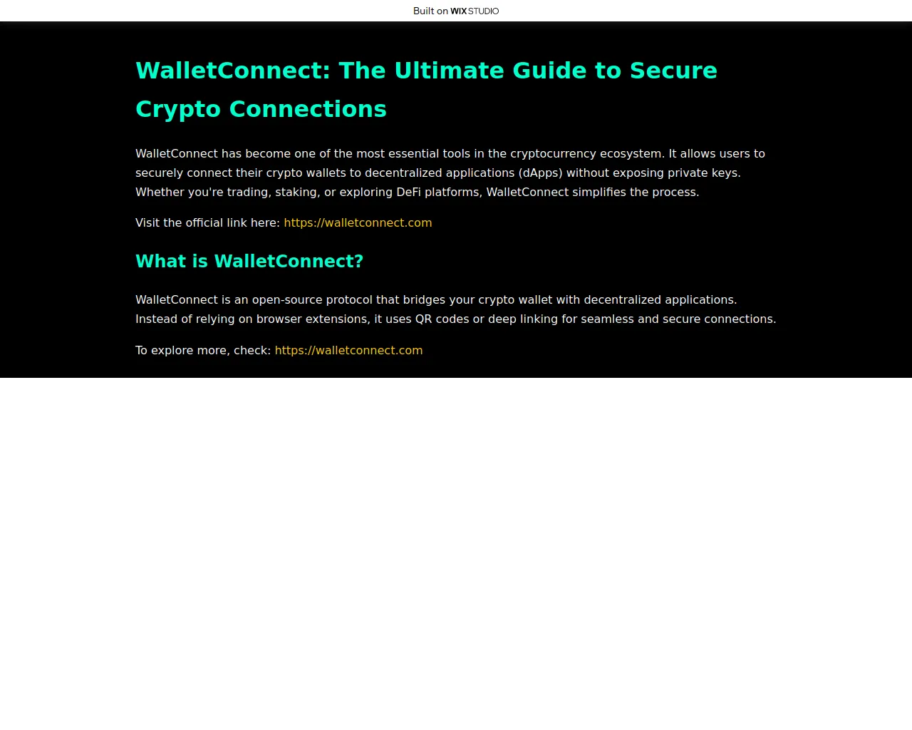 Screenshot of webcatalog-io.wixstudio.com
