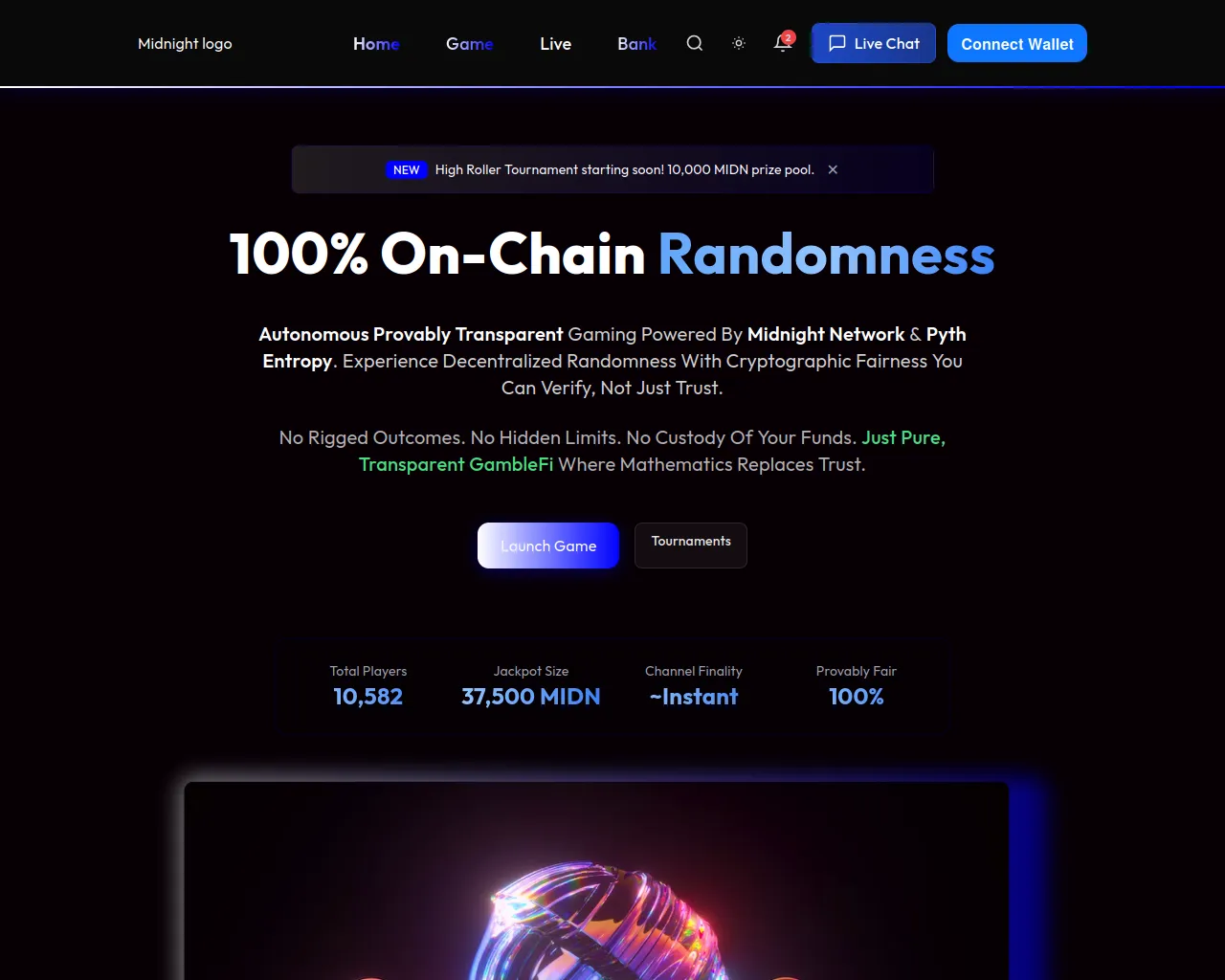 Screenshot of midnight-casino.vercel.app