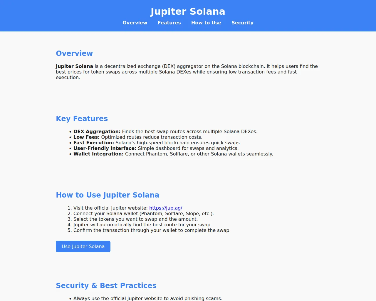 Screenshot of jupiter-solanaa.pages.dev