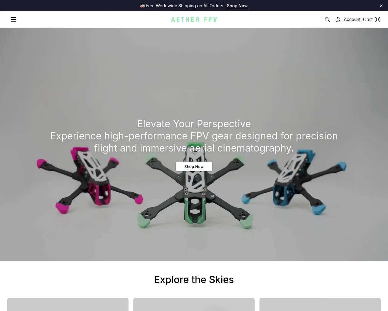 Screenshot of aethlabs.shop