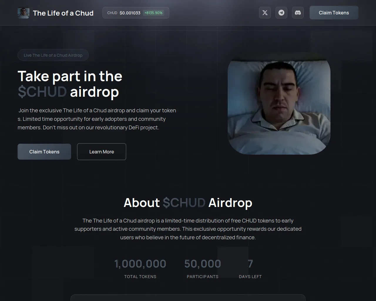 Screenshot of join-chud.fun