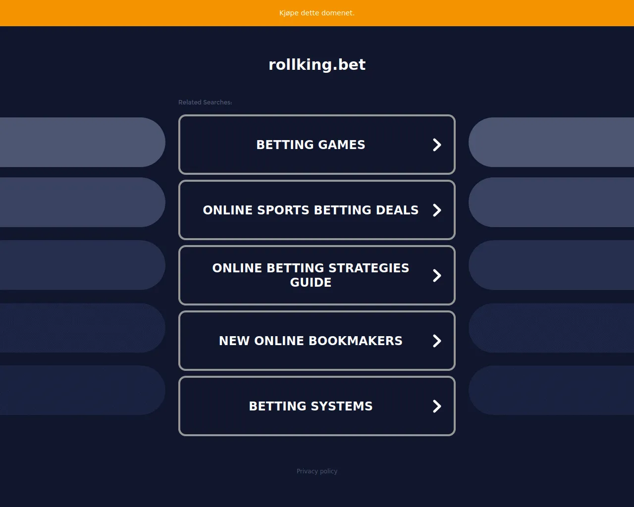 Screenshot of rollking.bet