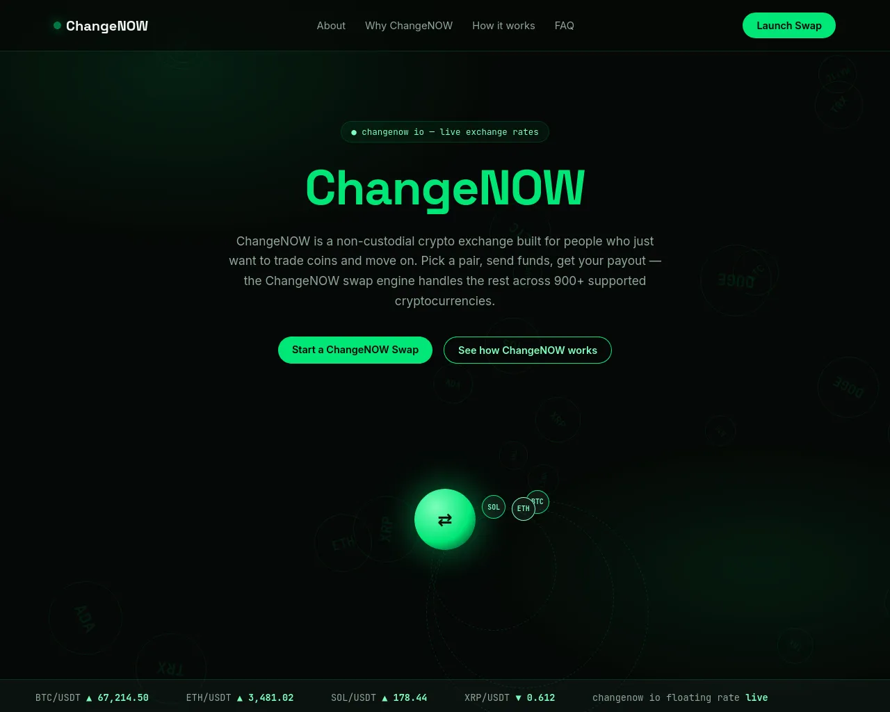 Screenshot of changenow-us.com