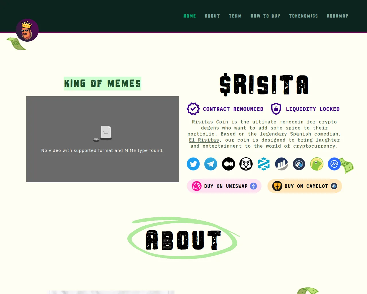 Screenshot of risitas.pages.dev