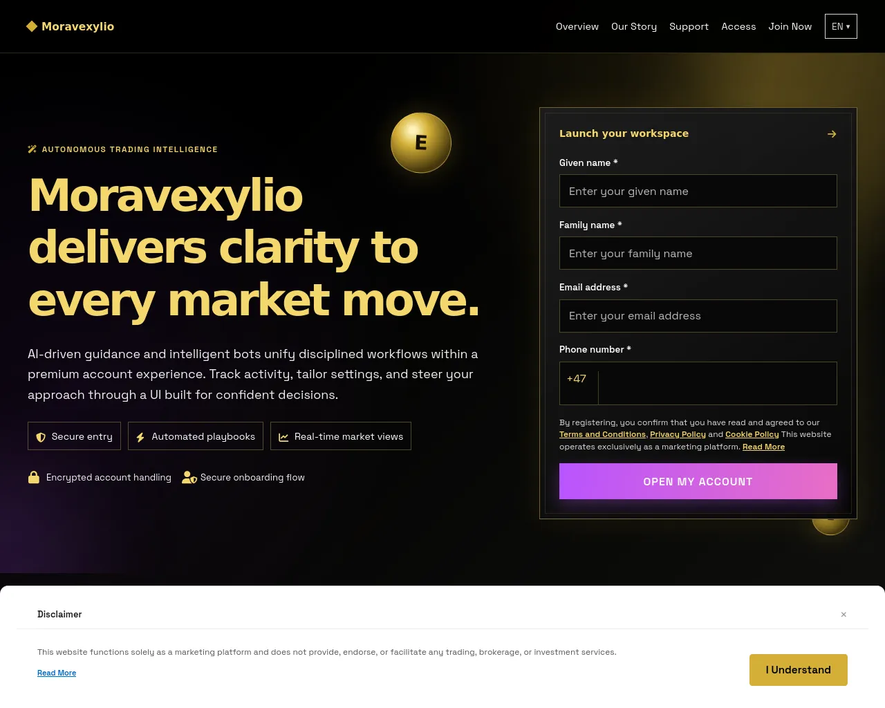 Screenshot of moravexylio.digital