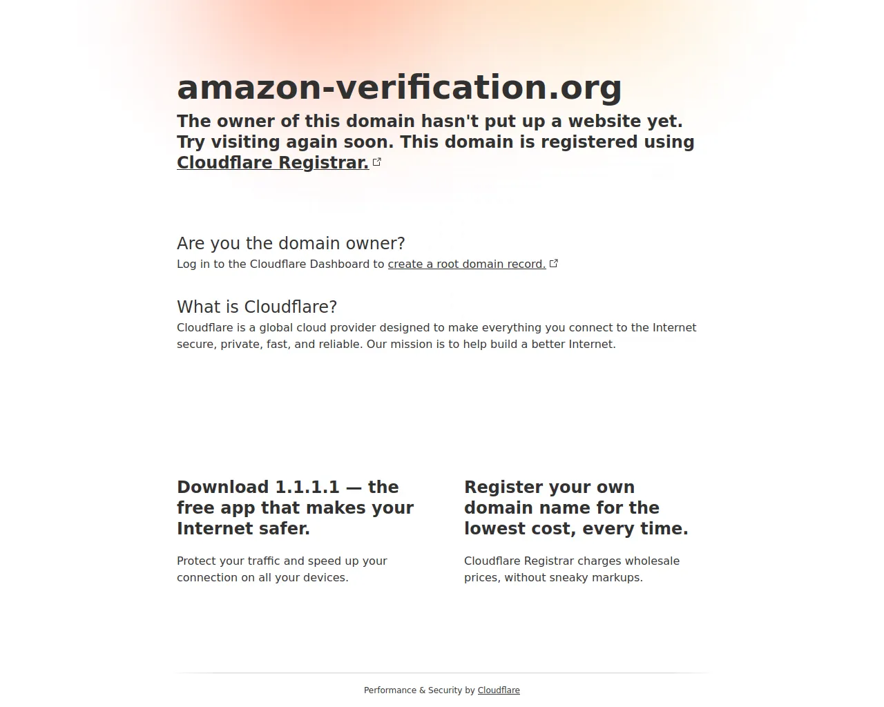 Screenshot of amazon-verification.org