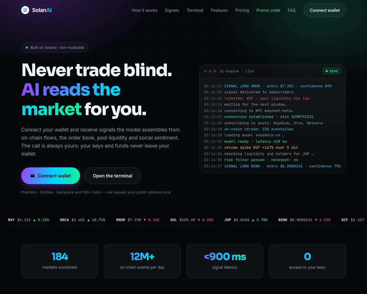 Screenshot of solai.click