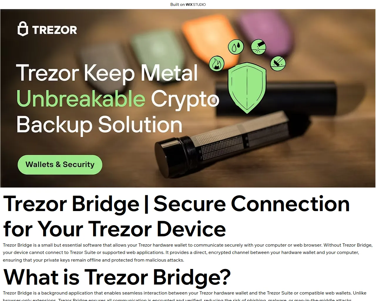 Screenshot of homepage-treser.wixstudio.com