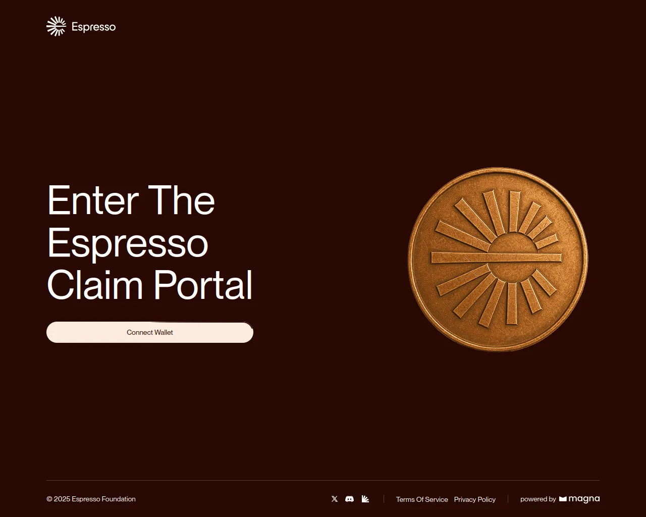 Screenshot of espressofoundation.xyz