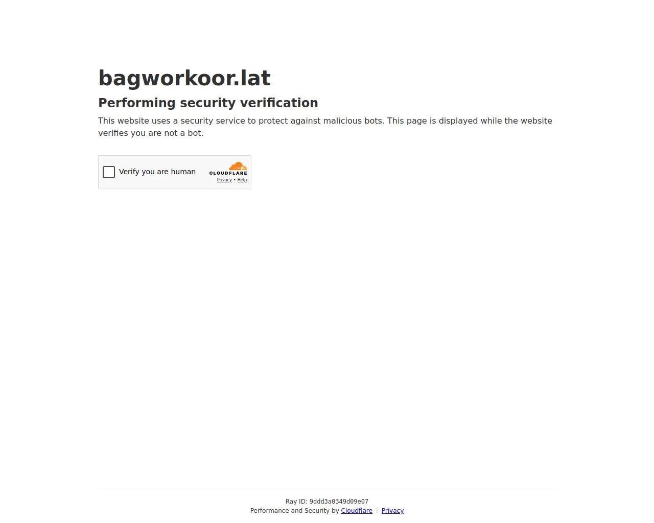 Screenshot of bagworkoor.lat