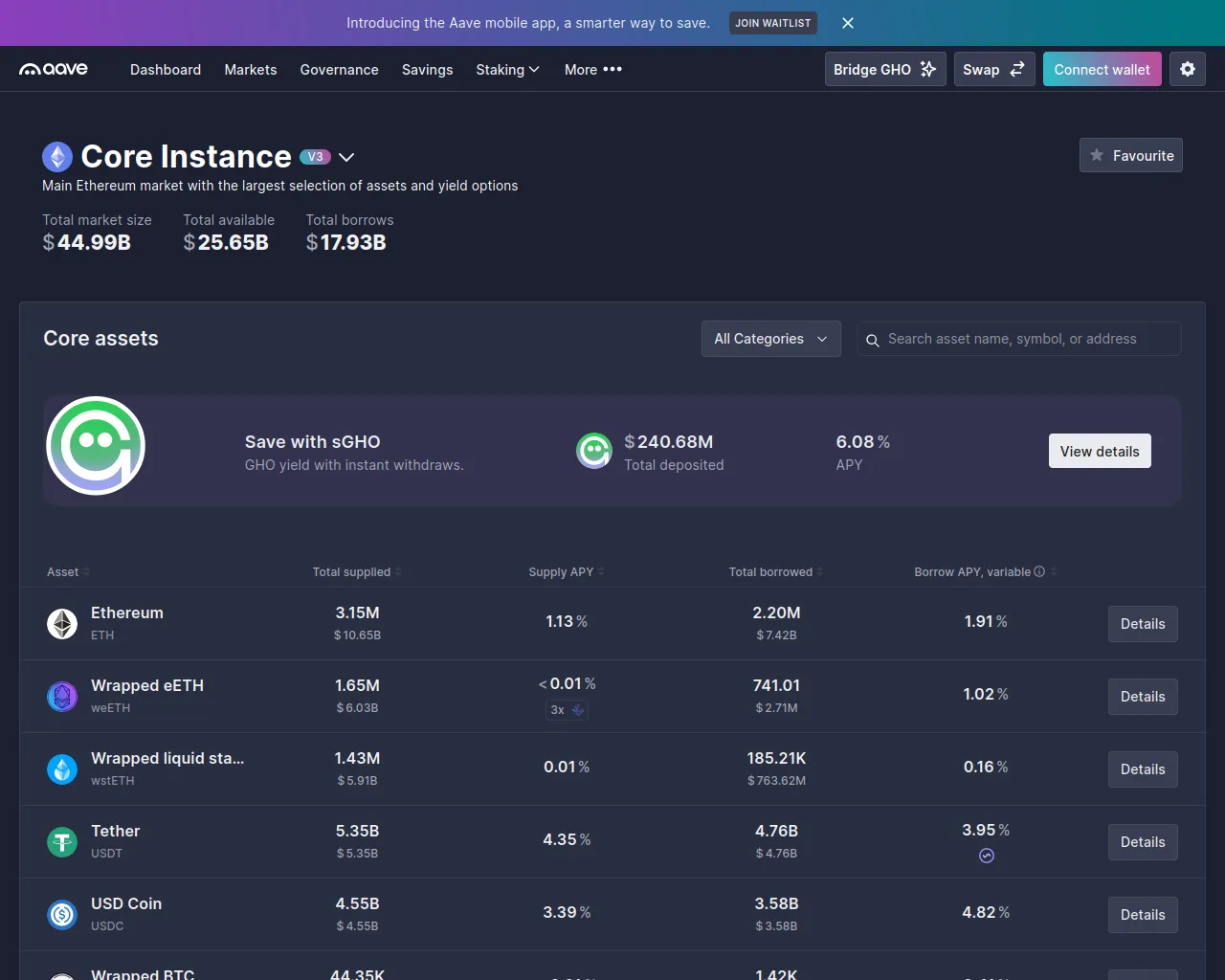 Screenshot of aave.com-wallet-cornect.com
