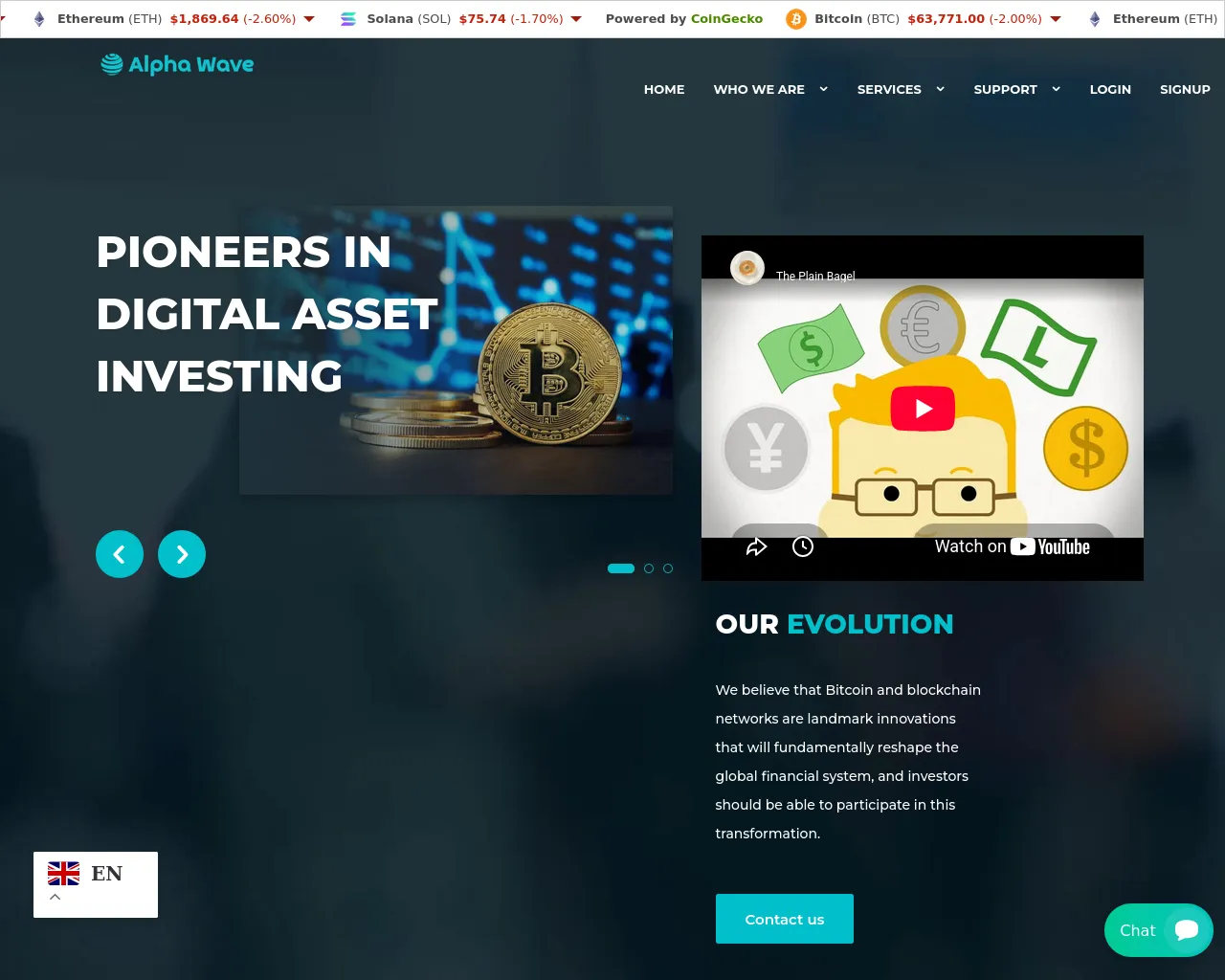Screenshot of alphawavemarkets.com