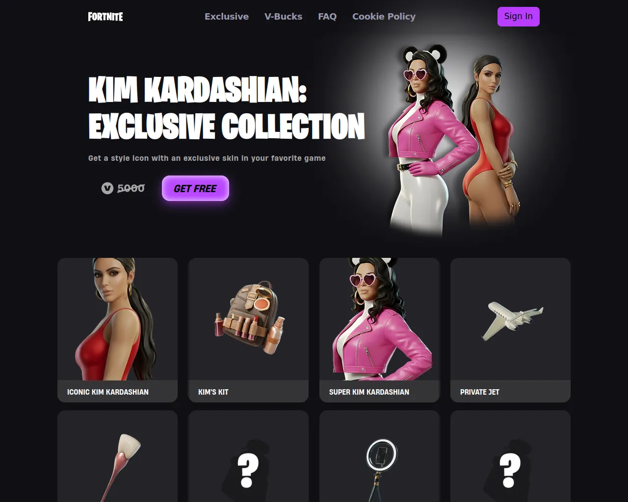 Screenshot of fortnatrack.top