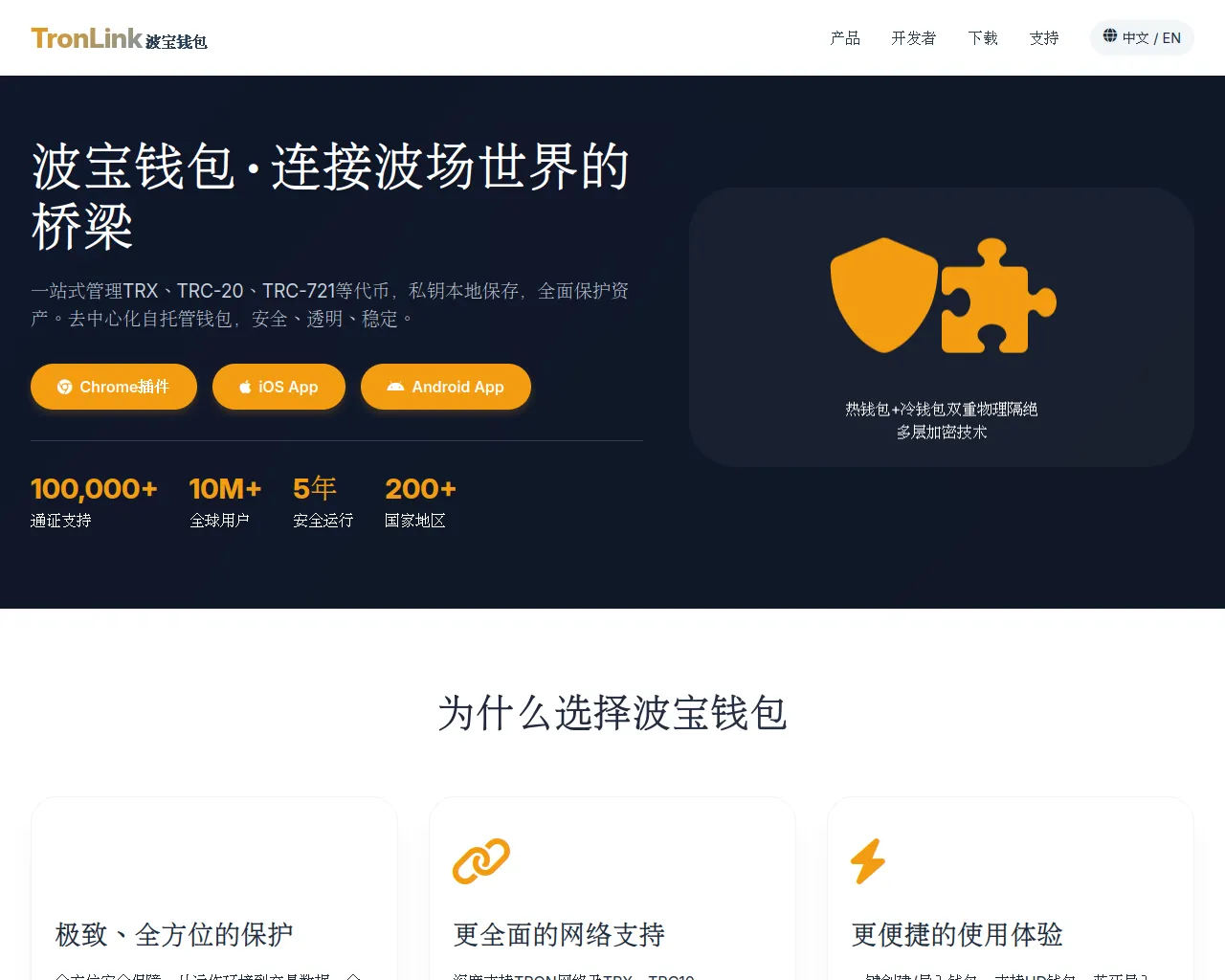 Screenshot of tron-link.org.cn