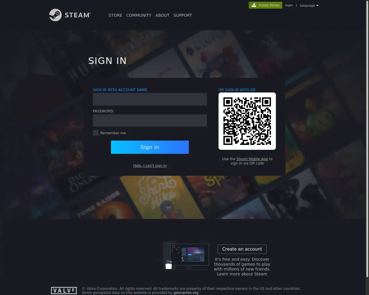 Screenshot of login.workshopvotedreview.com
