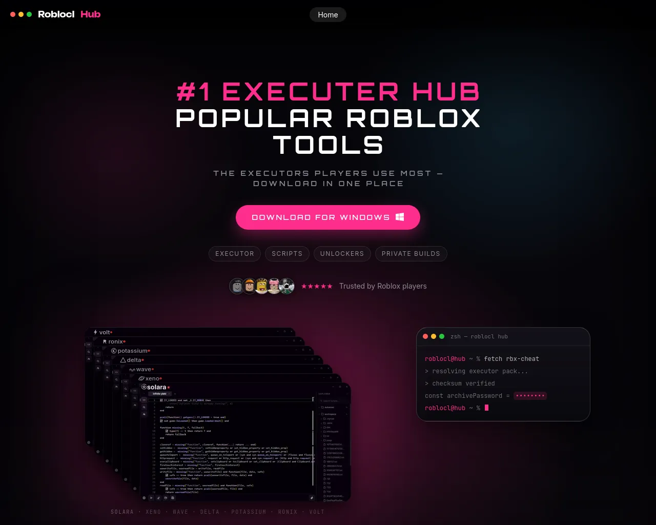 Screenshot of roblocl.pro