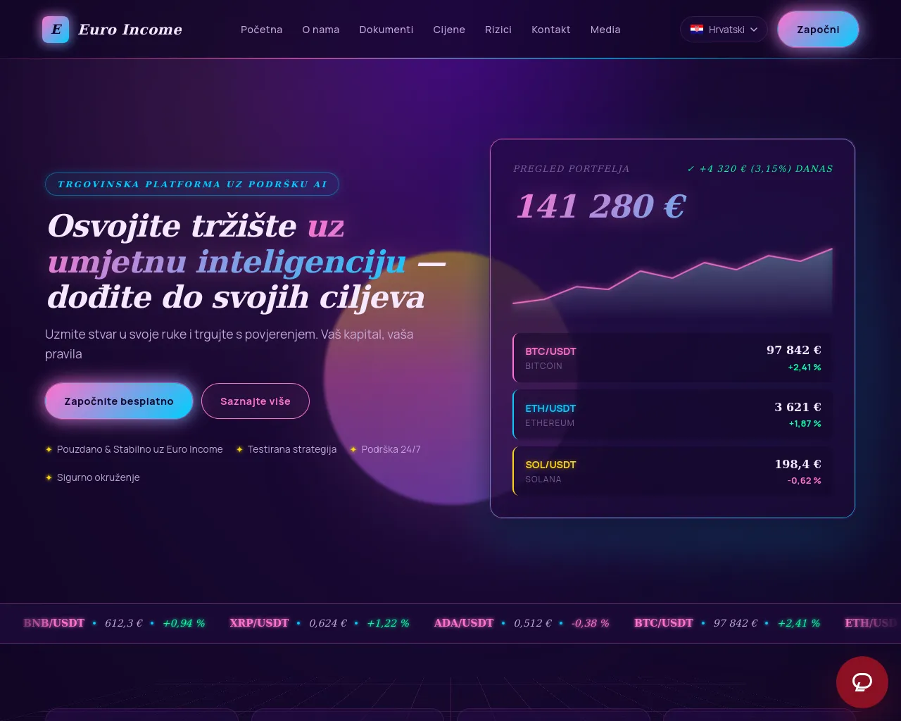 Screenshot of euroincome.capital
