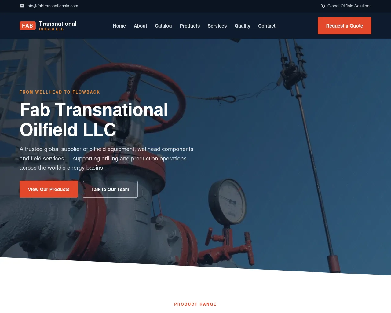 Screenshot of fabtransnationals.com