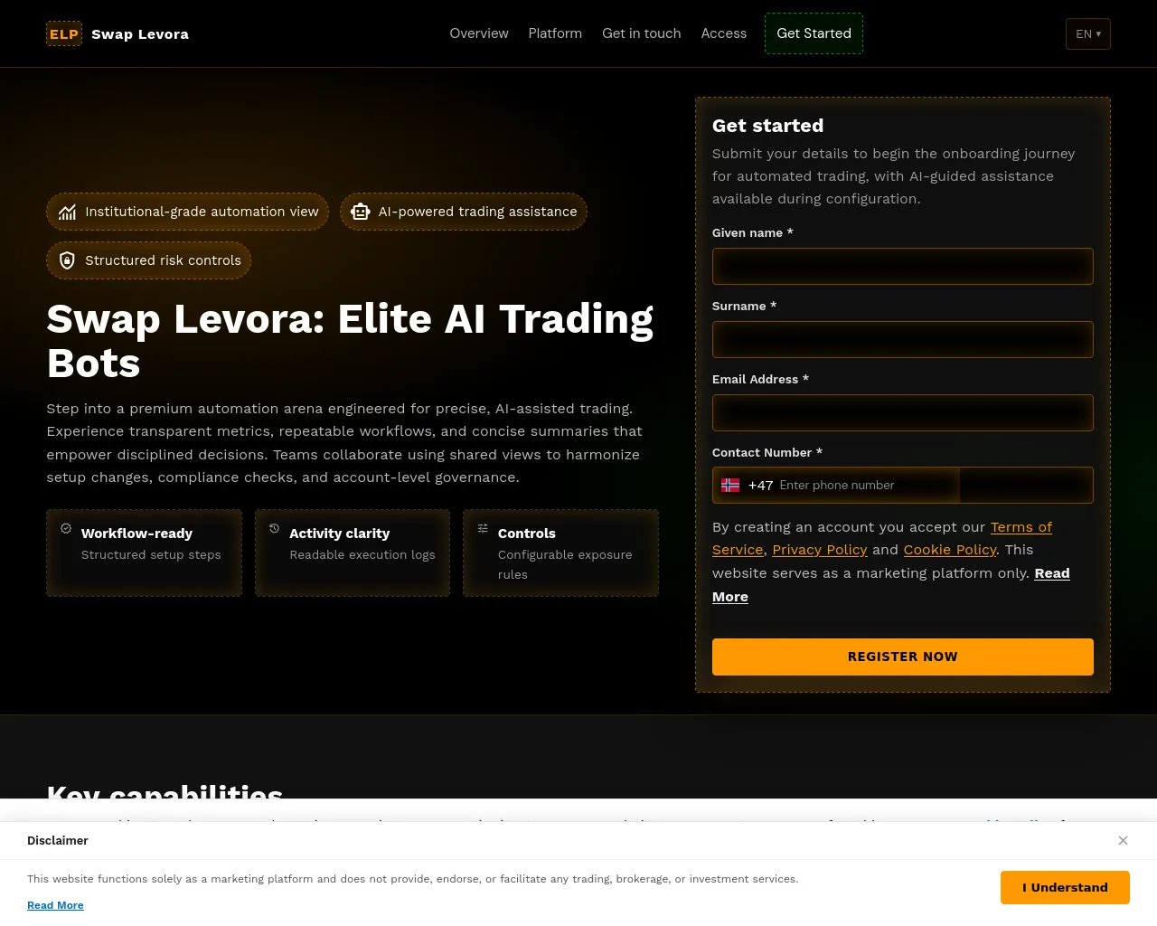 Screenshot of swaplevora-opt.com