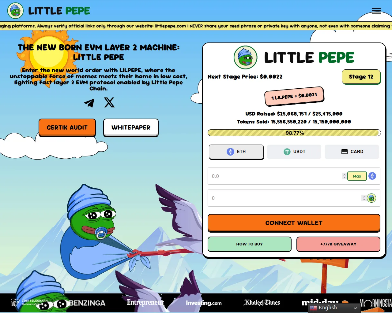 Screenshot of litlpeppe.com