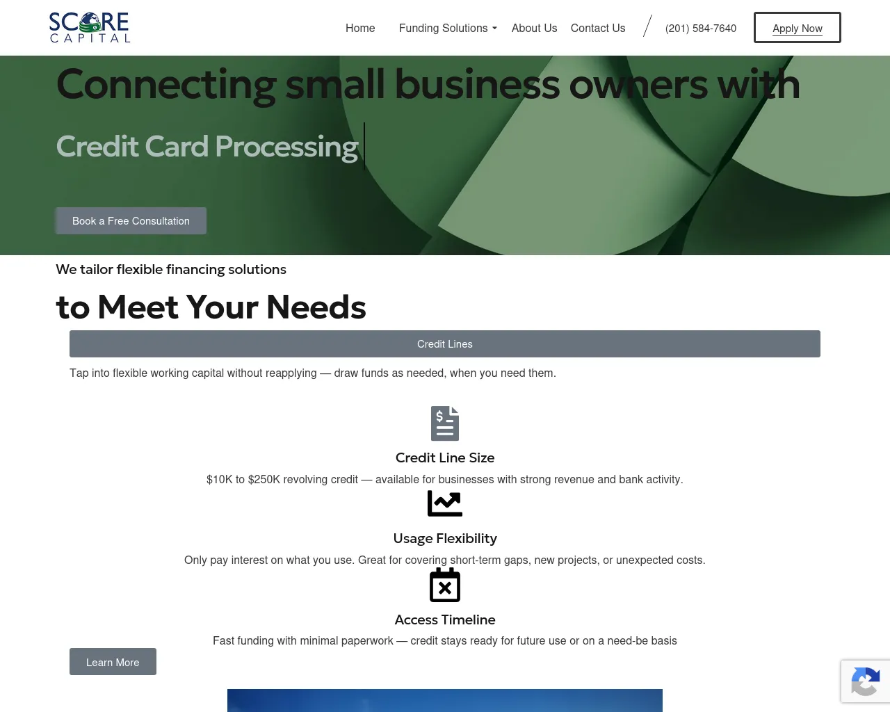 Screenshot of scorecappros.com