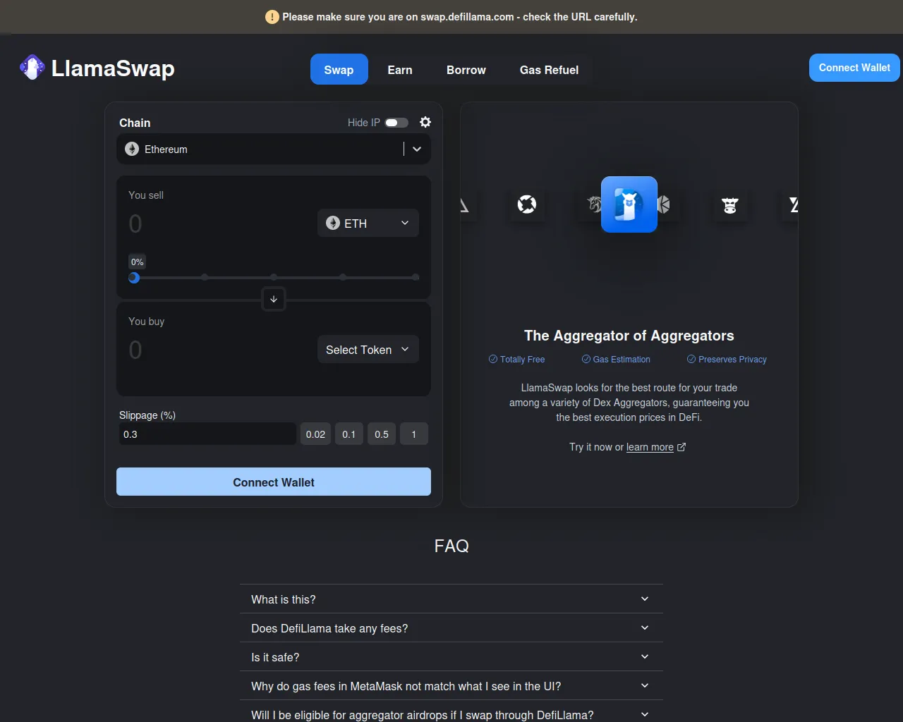 Screenshot of llamaswap-5ip.pages.dev
