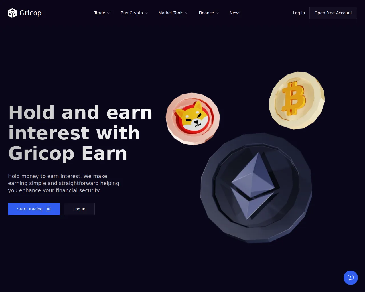 Screenshot of gricop.com