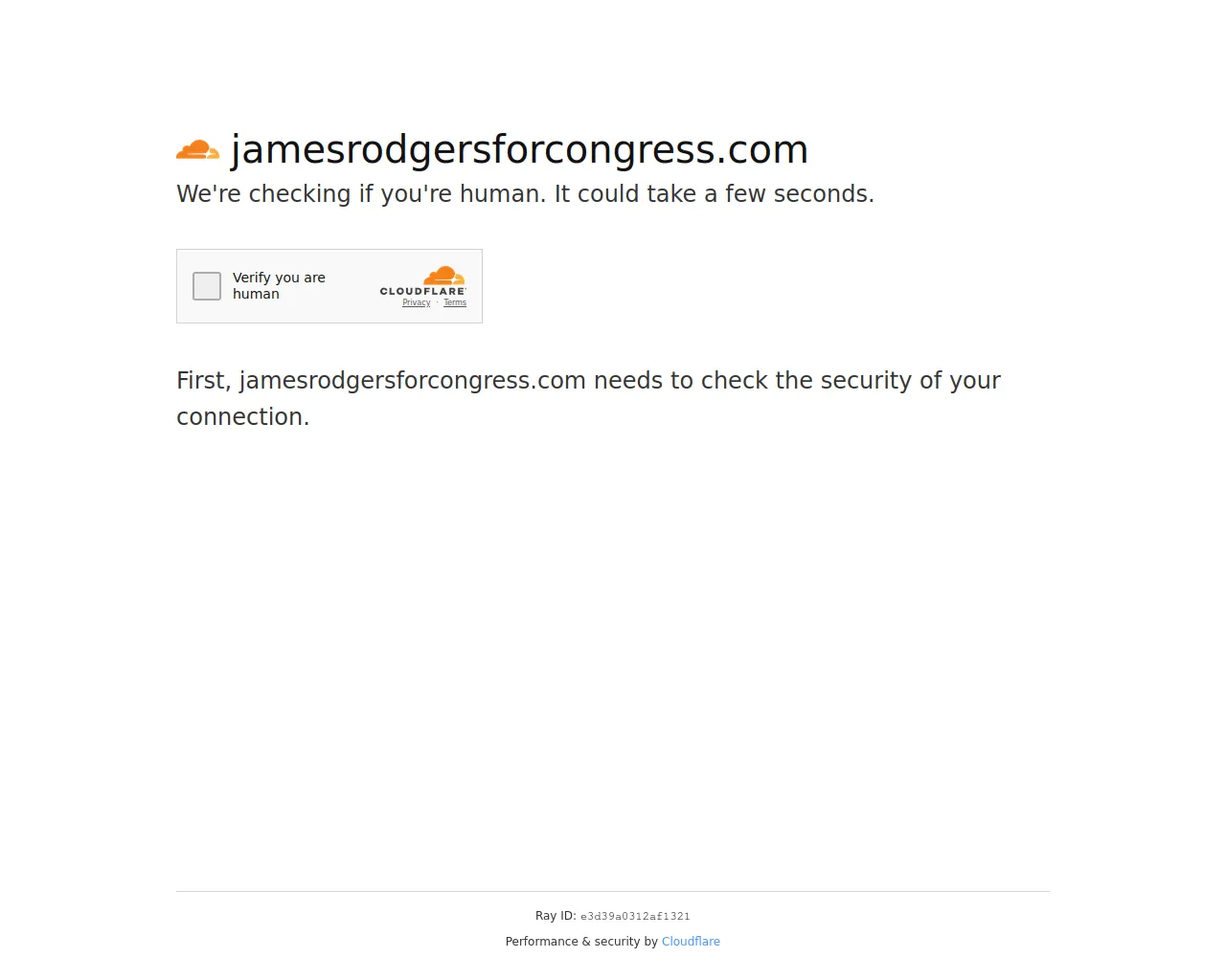 Screenshot of jamesrodgersforcongress.com
