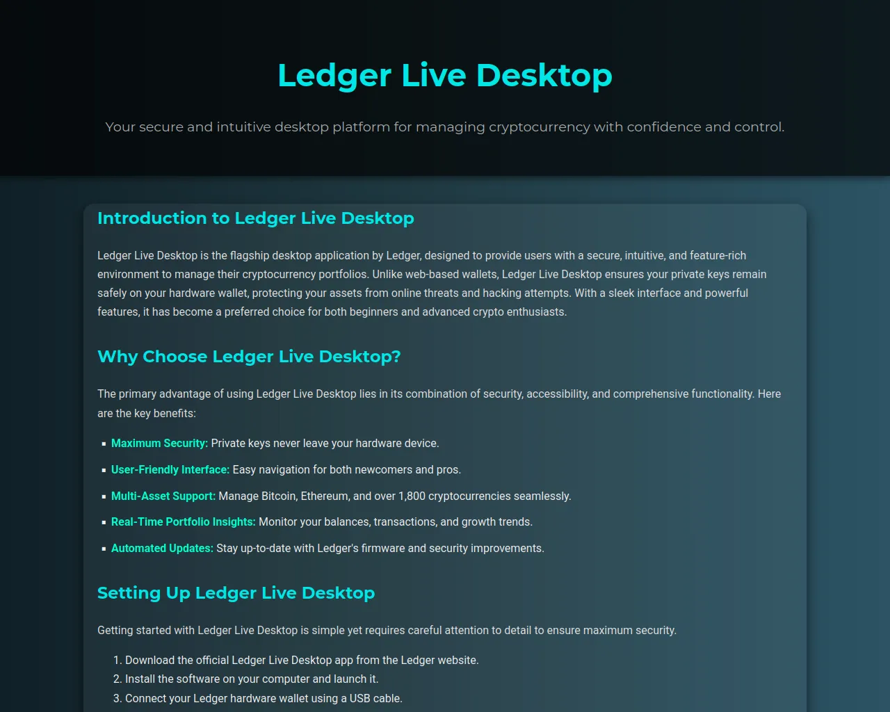 Screenshot of dekstop-ledger-app-en.pages.dev