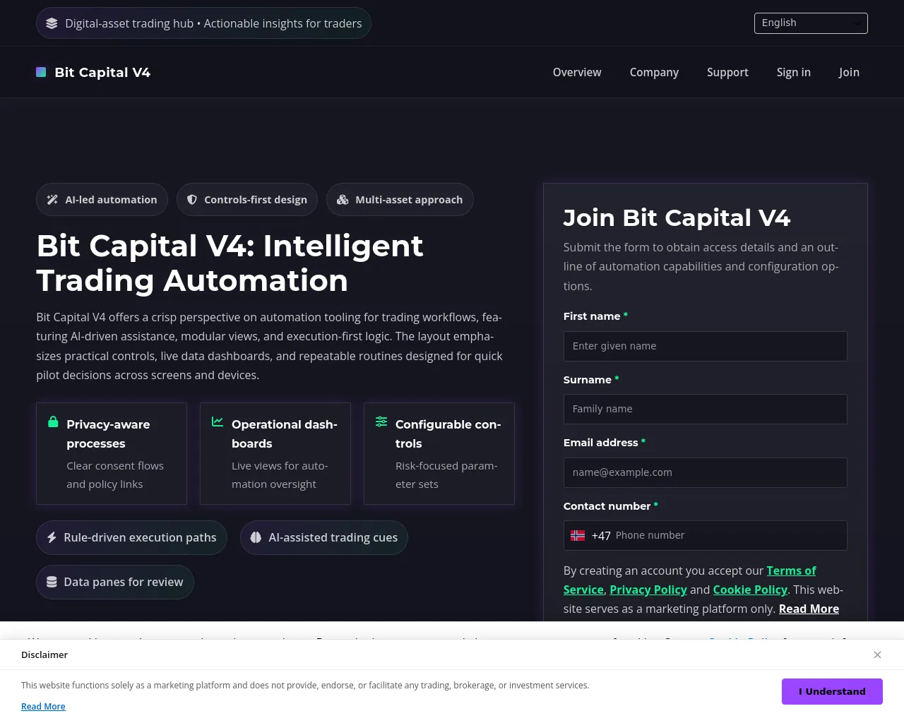 Screenshot of bitcapital-v4.com