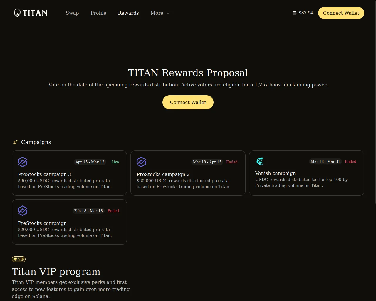 Screenshot of vote-titan.icu