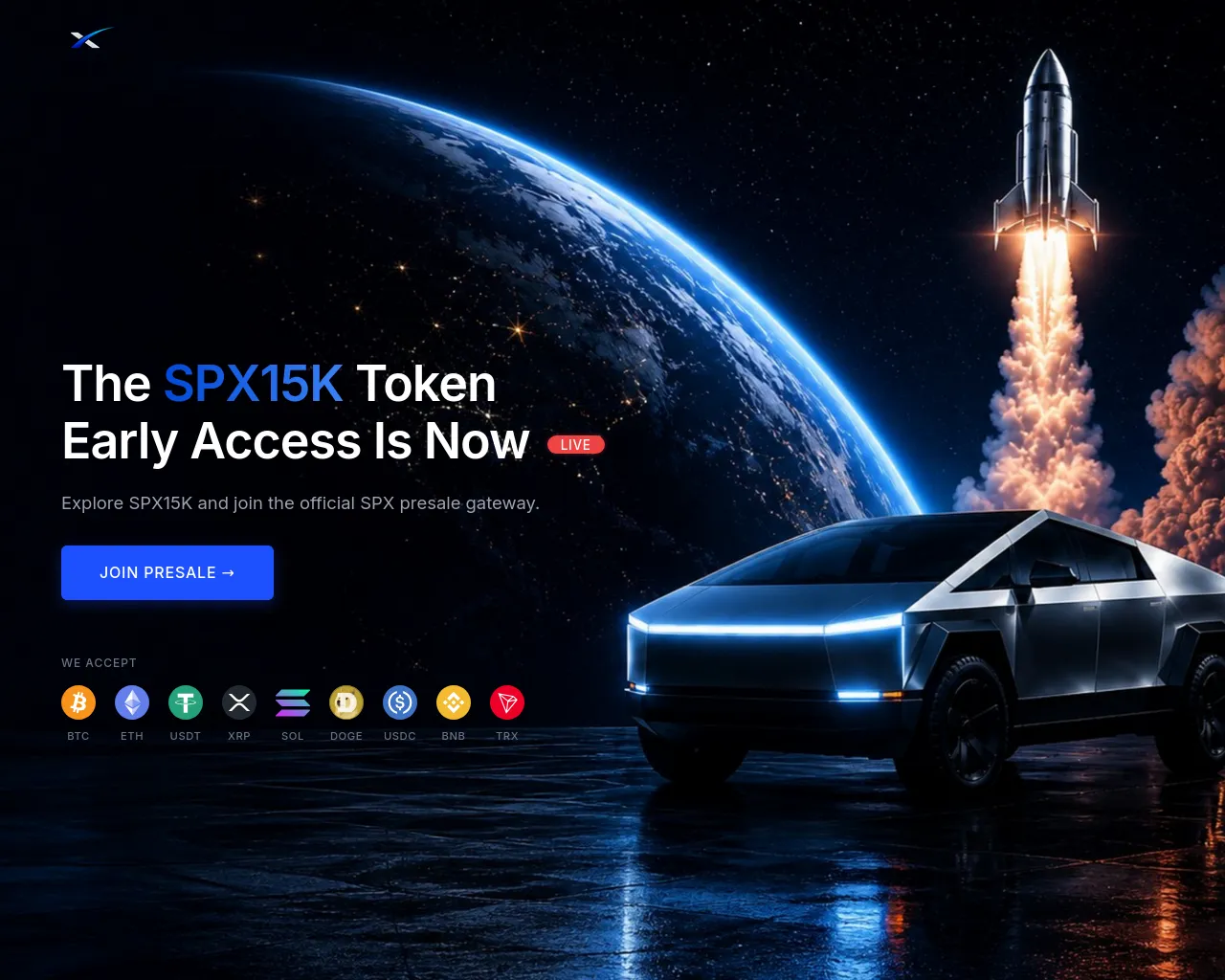 Screenshot of spx15k.com