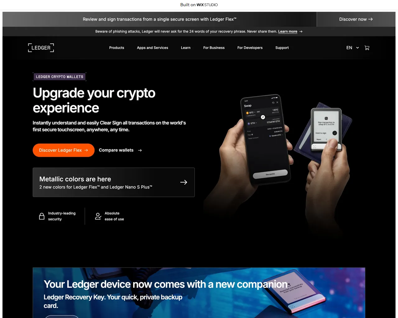 Screenshot of learn-en-desktop.wixstudio.com