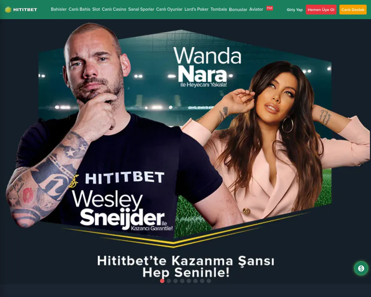 Screenshot of hititbet1213.com