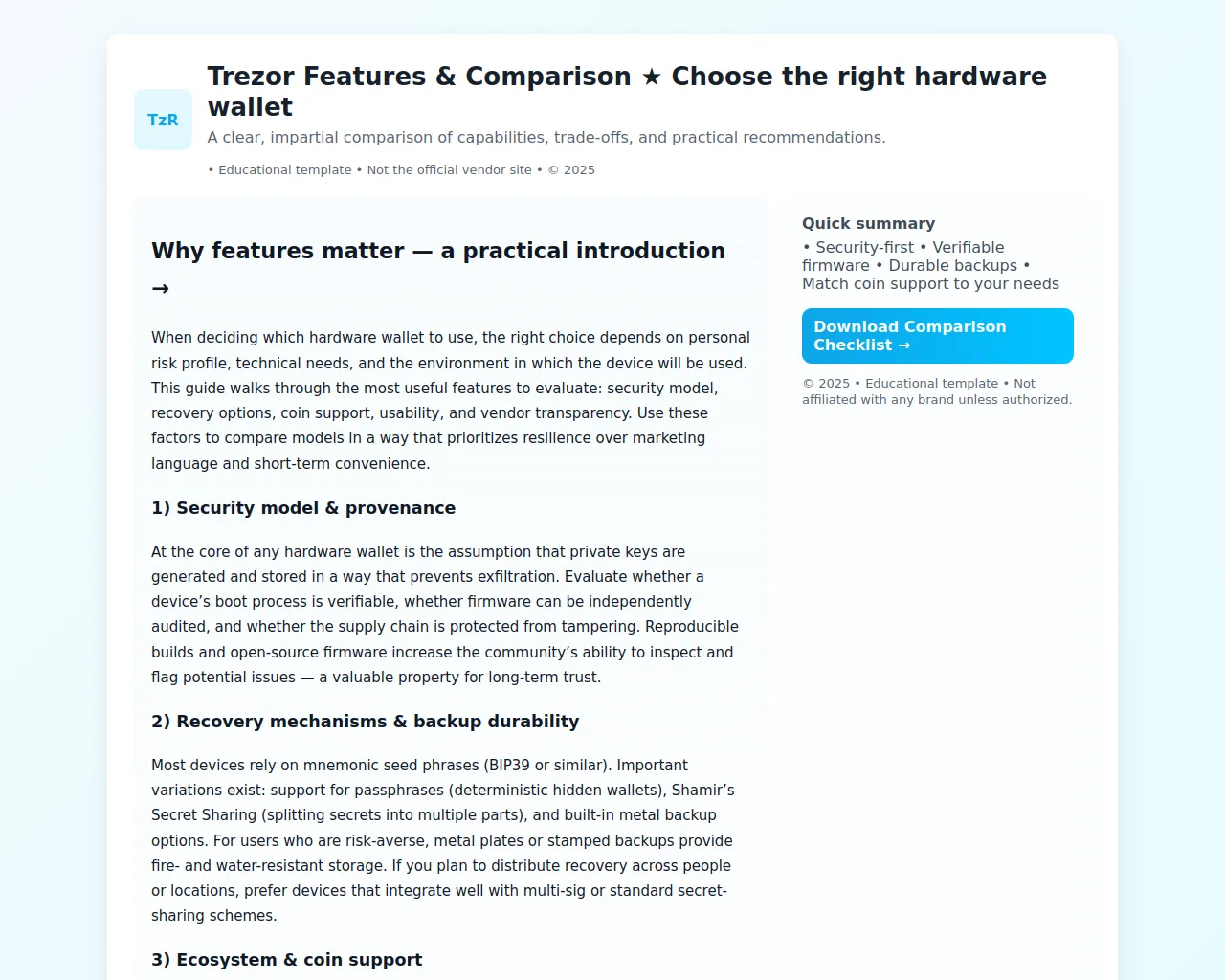 Screenshot of trzor-com.pages.dev