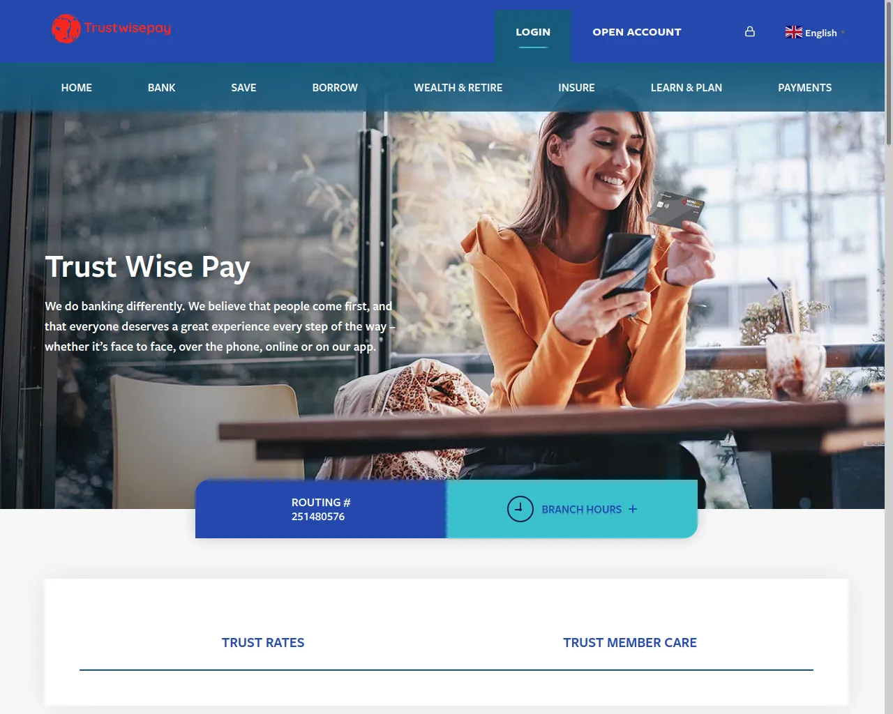 Screenshot of trustwisepay.live