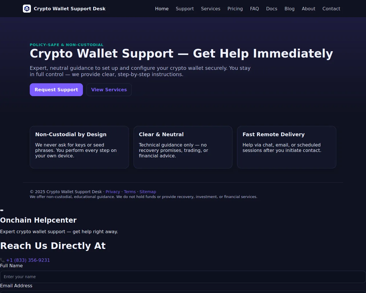 Screenshot of 24x7-on-chain.pages.dev