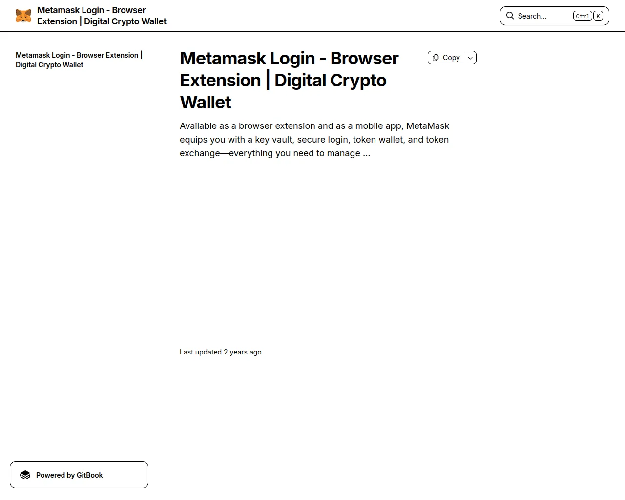 Screenshot of metamasklogin-x.gitbook.io