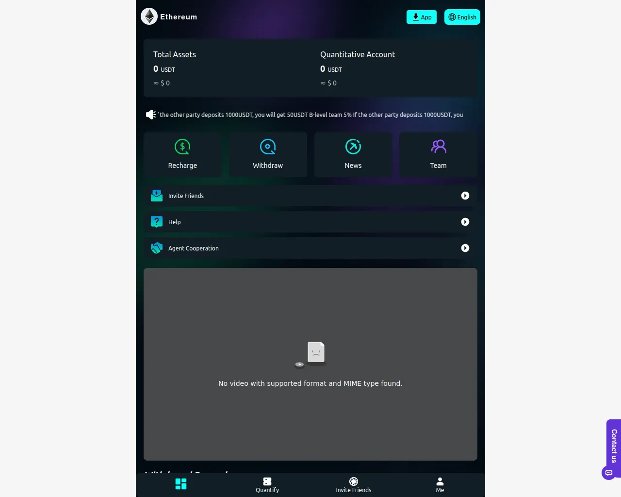Screenshot of ethereum-inv.com