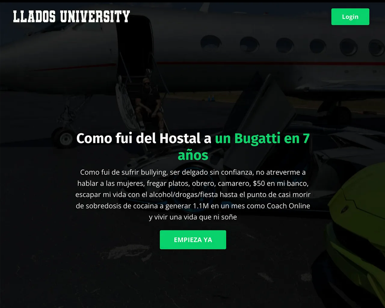 Screenshot of llados.com