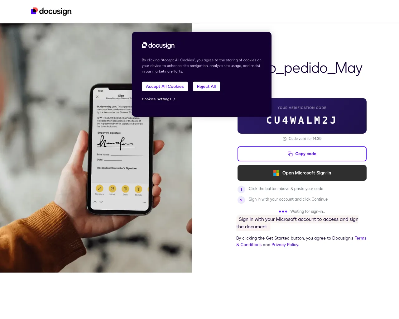 Screenshot of docusignature-firmar.github.io