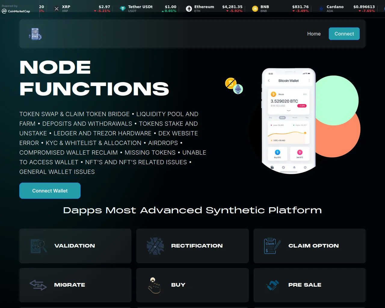 Screenshot of validatornoderefix.co