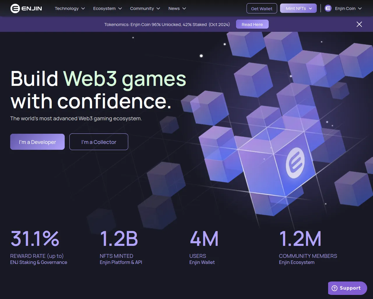 Screenshot of enjin-io.pages.dev